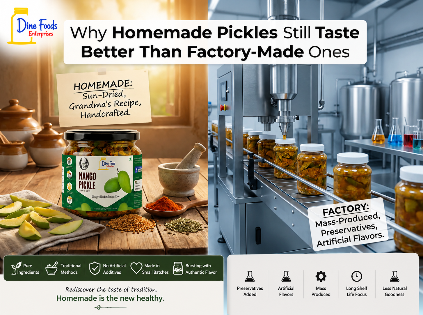 Why Homemade Pickles Still Taste Better Than Factory-Made Ones